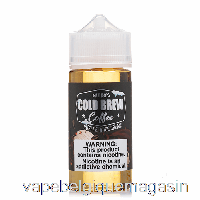 Vape Belgique Café Et Glace - Nitros Infusion Froide - 100ml 3mg